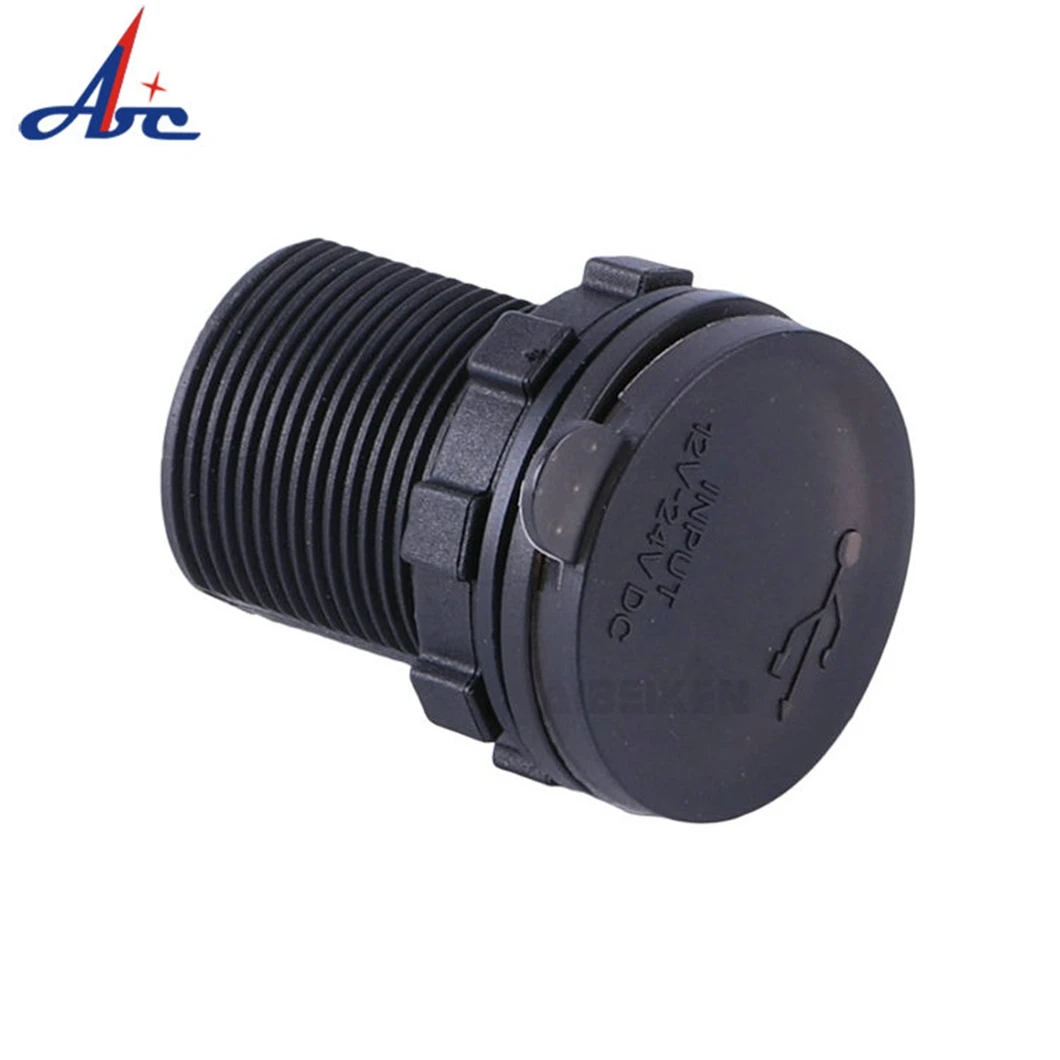 12V USB Outlet 3.0 Dual USB Power Outlet DIY Car Charger Socket with Touch Switch intelligent 12V 24V Fast Charger Waterproof