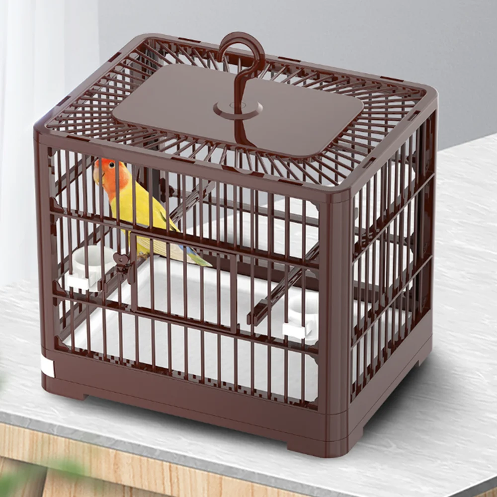 Birdcage Drawer-style plastic square cage luxurious villa for parrots suitable for finches specialized for home decoration