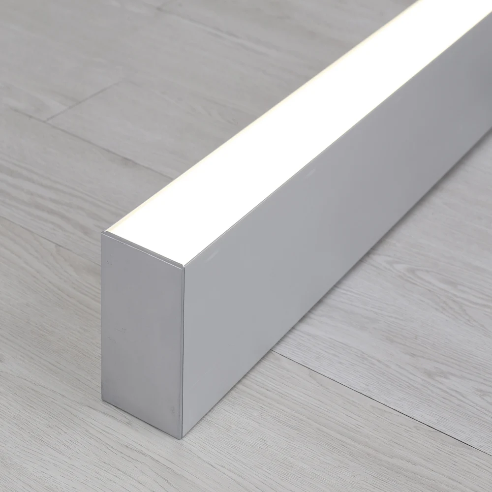 Commercial light suspended seamless linkable led linear light for office