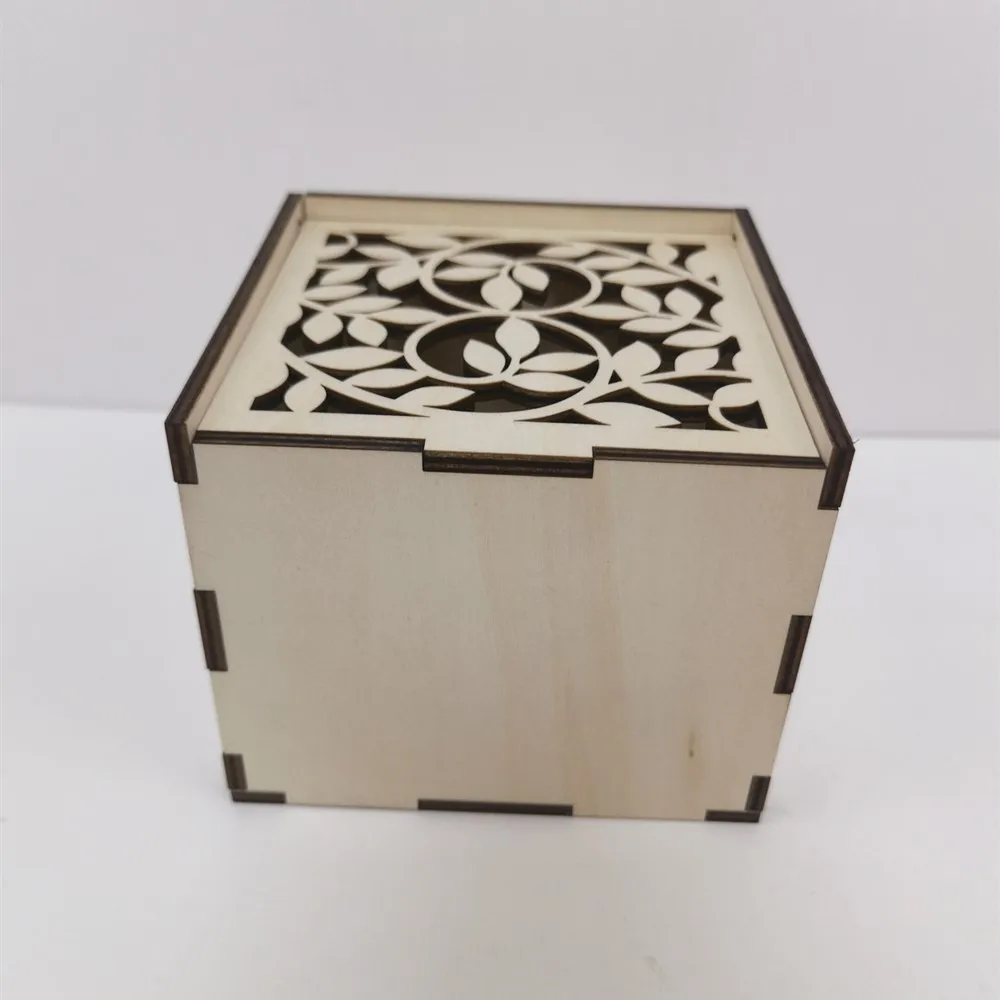 Custom Handmade Wooden Gift Boxes Nature Wood Small Gift Box