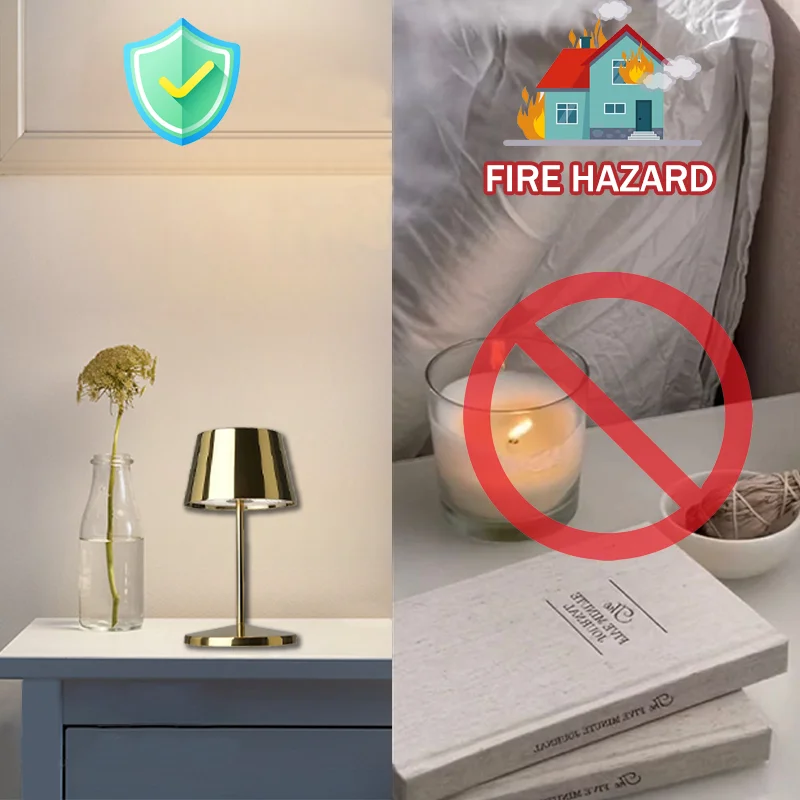 Color Changing Mood Light Living Room Bedroom Bedside Decorative Sleek Egg Shape Cordless Table Lamp