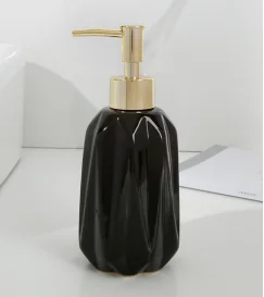 300ml ceramic manual squeeze soap dispenser bathroom shampoo lotion bottled soap dispenser