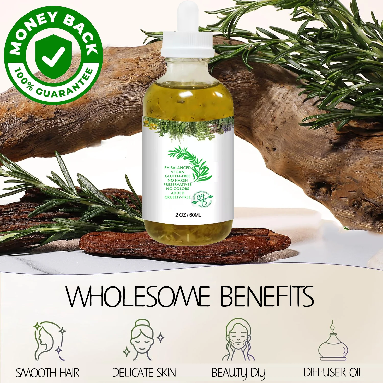 factory wild organic fast serum hair growth oil private label hair growth oil for black women rosemary oil hair growth
