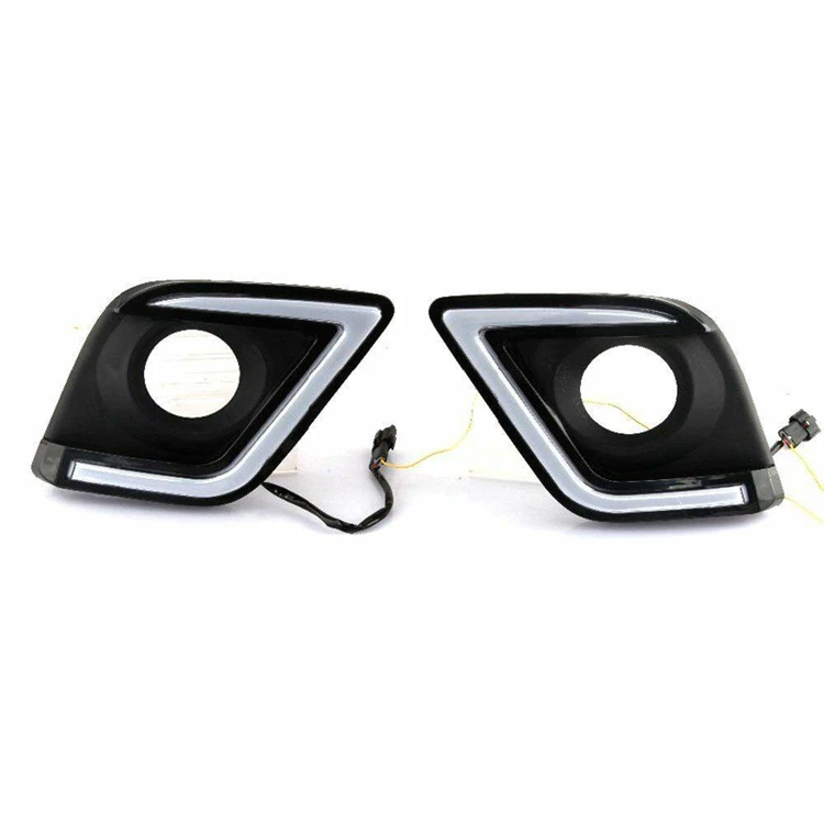 Turn Signal fog lamp led Daytime Running Lights DRL  For Toyota REVO Hilux VIGO 2015 2016