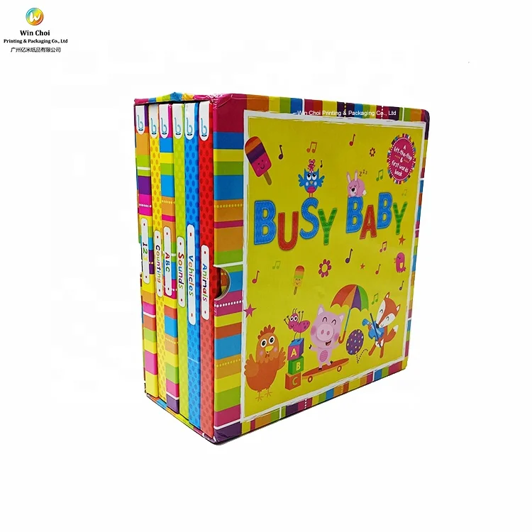 Full color baby educational books learning lift and flap books printing baby animal book