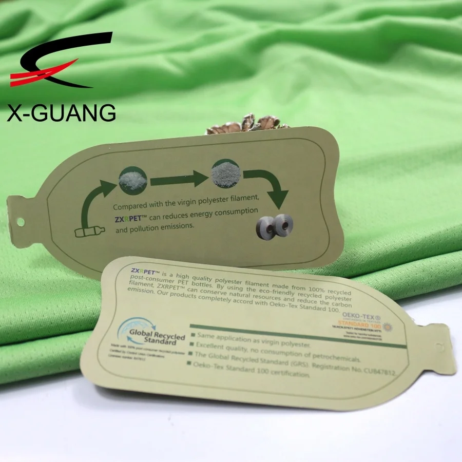 
High Quality Recycled Plastic Bottles Breathable 100% Recycled Polyester Warp Knitting Rept Sport Soft Mesh Fabric for Lining 