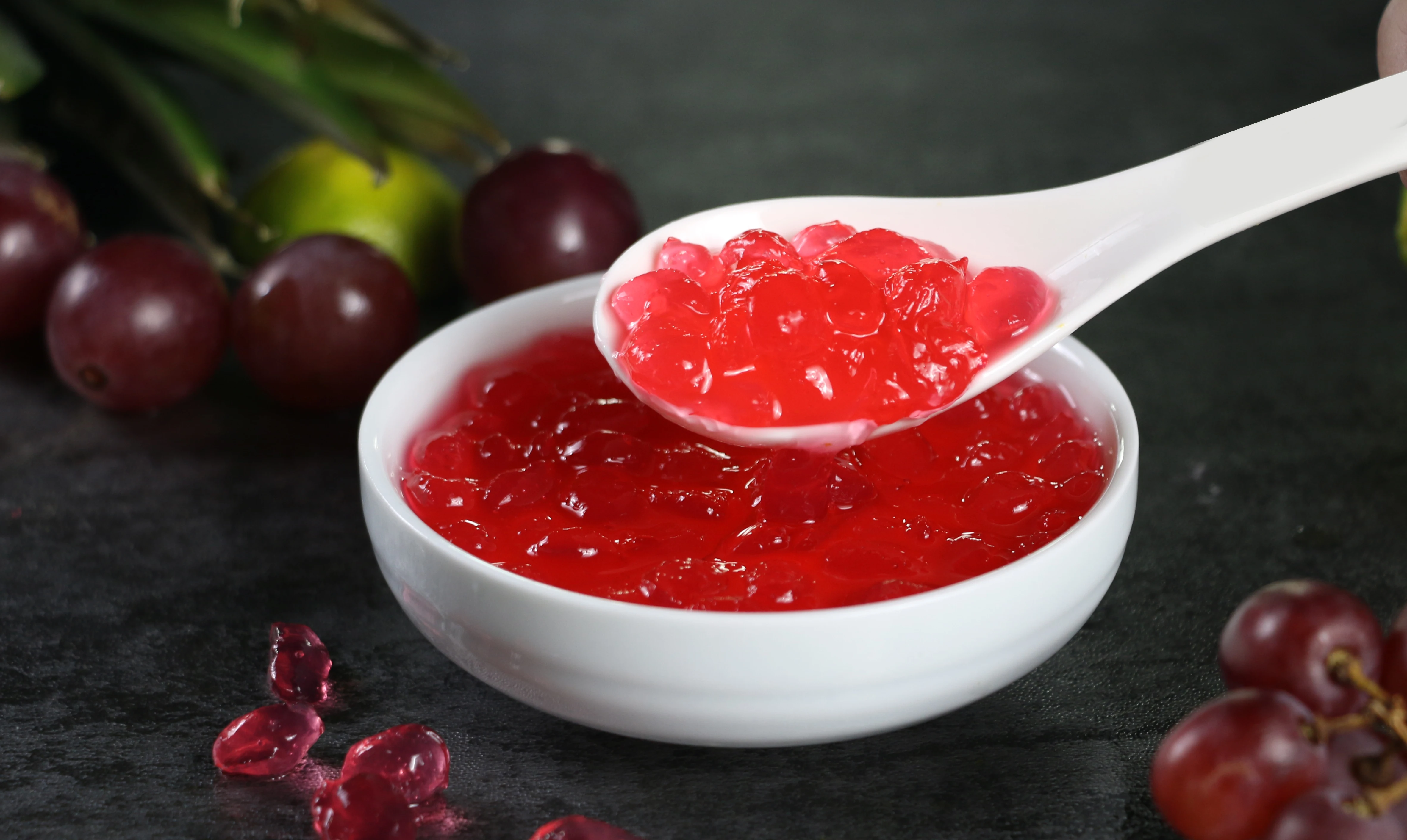 Doking Factory Directly Supplier Hot Selling Crystal bobo Instant Crystal boba Konjac jelly for hot and cool bubble tea