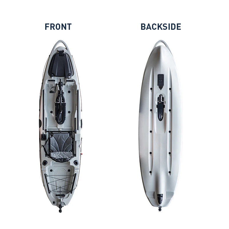 Wholesale no inflatable pedal kayak with kayak fishing accessories made in china