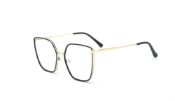 2022 Men Women Hot Sale Irregular Frame Glasses Fashion Metal Optical Frame Eyeglasses