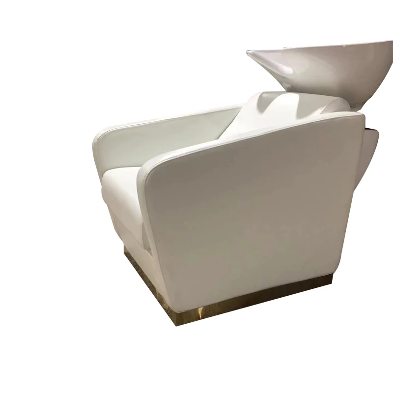 2023 New Arrival Very Beautiful Brown Shampoo Bowl Washing Salon Shampoo Chair 10 Years Warranty