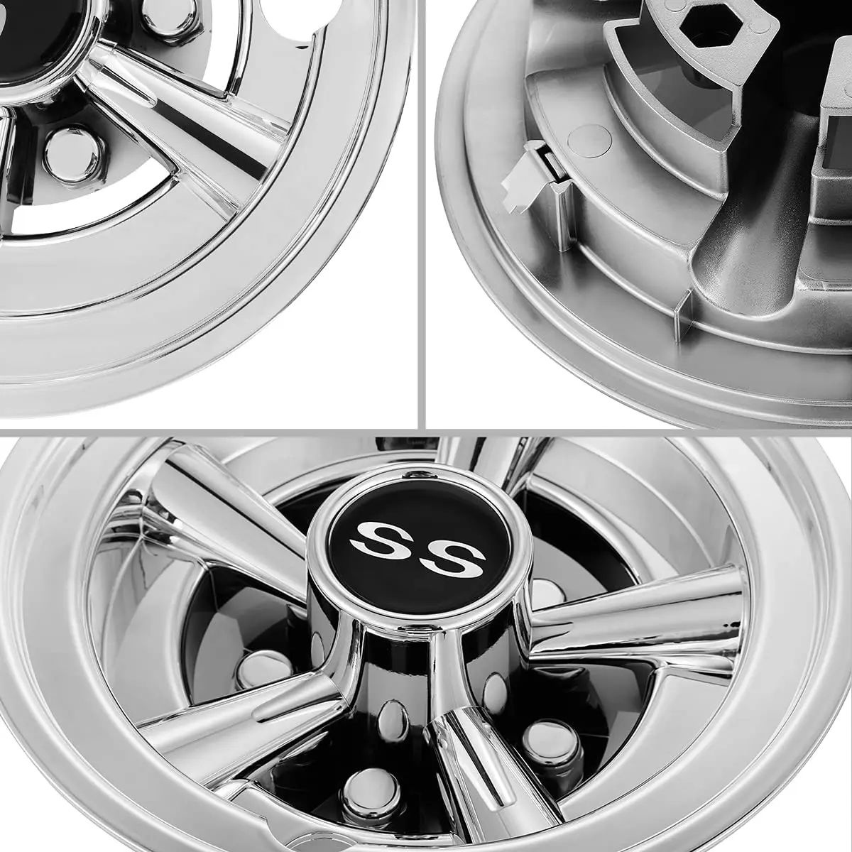 Golf Cart Accessories Wheel Covers Hub Caps for Yamhah/Club CAR/EZ-GO pAR Car 8'