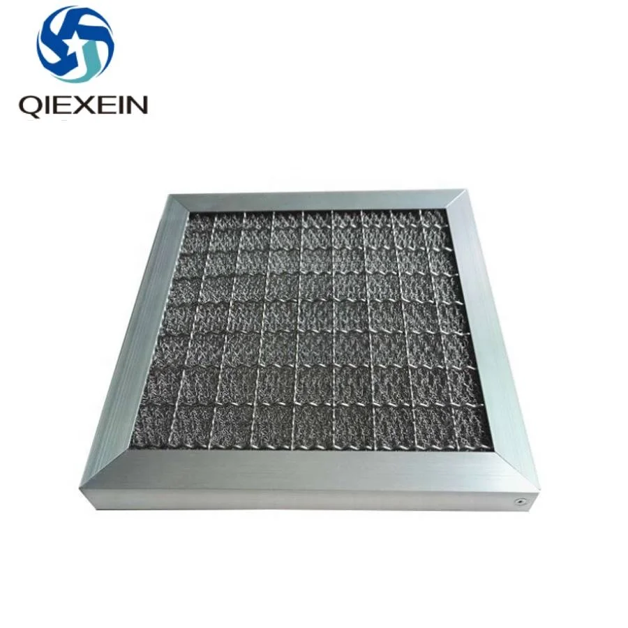 Iron Wire Mesh Filter Porous Stainless Steel Screen Mesh Grease Primary Filter Customized service For Industrial Furnace