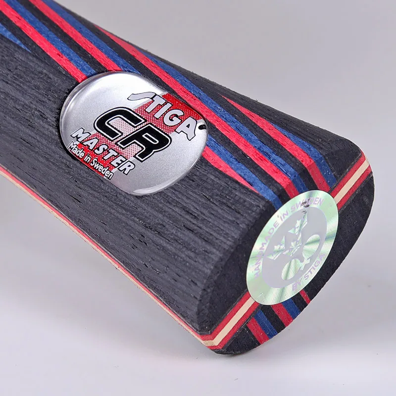 Stika Red and Black Carbon King 7.6CR Table Tennis Racket Plate Professional Straight and Horizontal board bat
