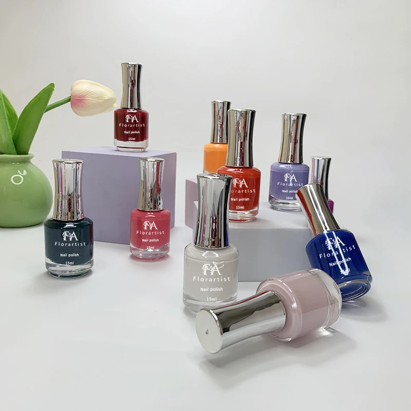 New Trend Waterproof Long Lasting Enamel Non Toxic Organic Kids Women Halal Private Label Nail Polish Color