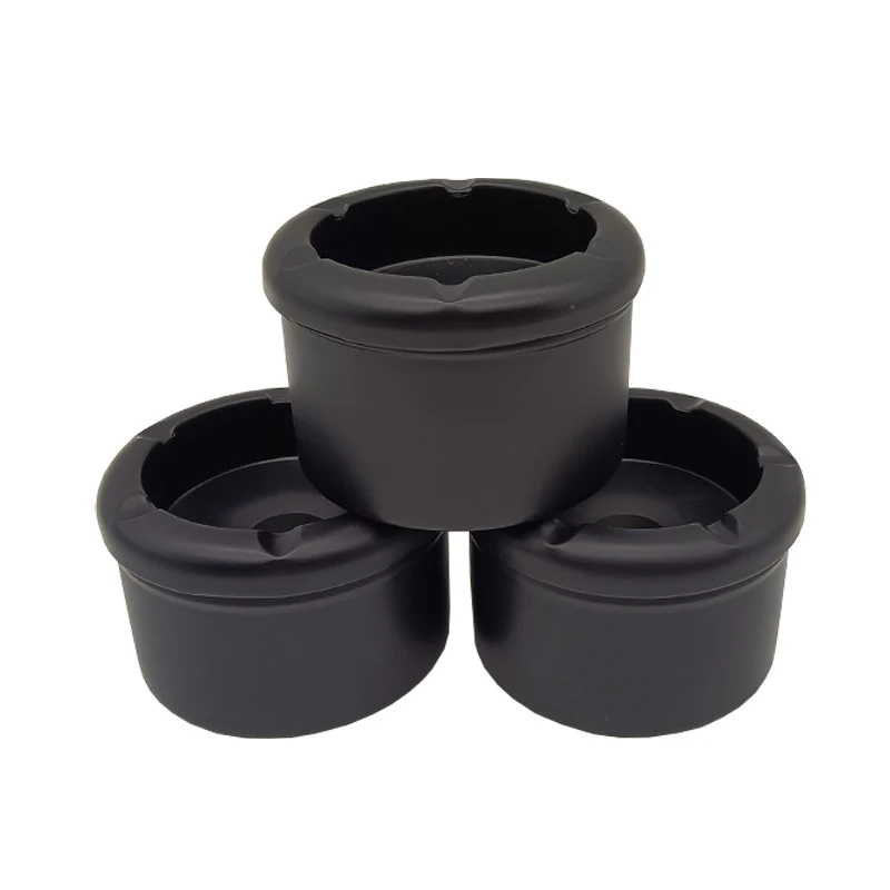 Suppliers Wholesale Metal Car Ashtray Custom Tinplate Tin Cans Smokeless Cigar Ashtrays With Lid