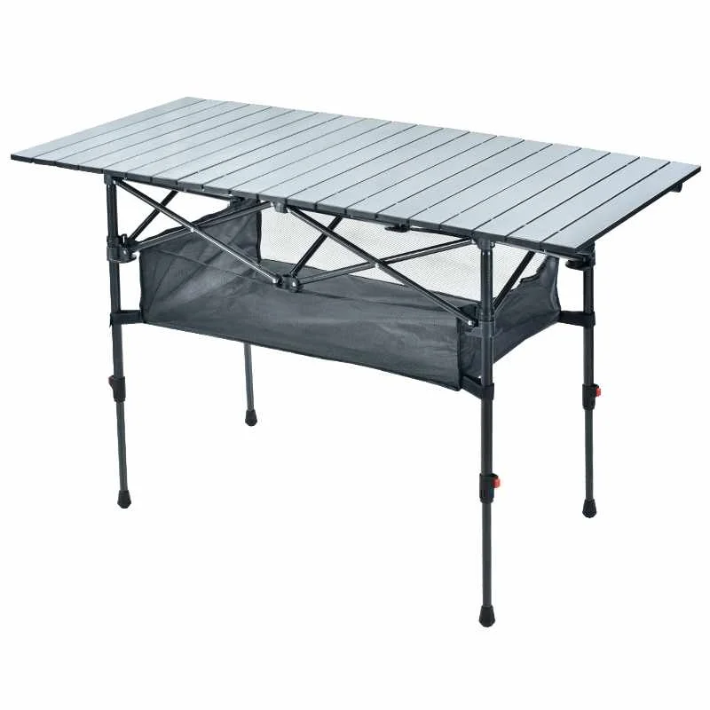 
wholesale adjustable cheap camping folding lift rectangular tables 