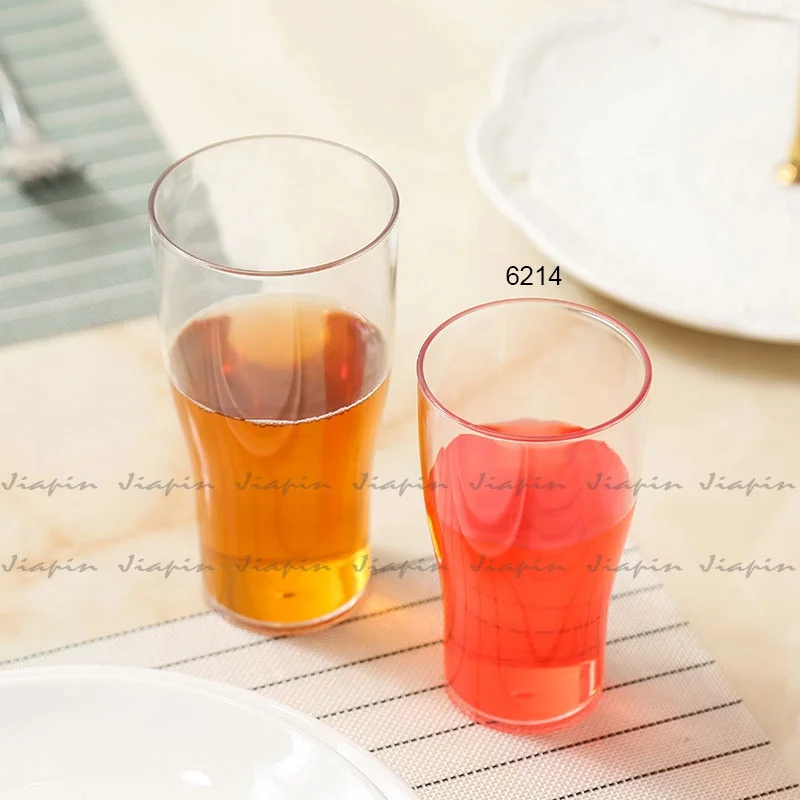 Plastic beer glass polycarbonate beer mug water cup juice tumbler