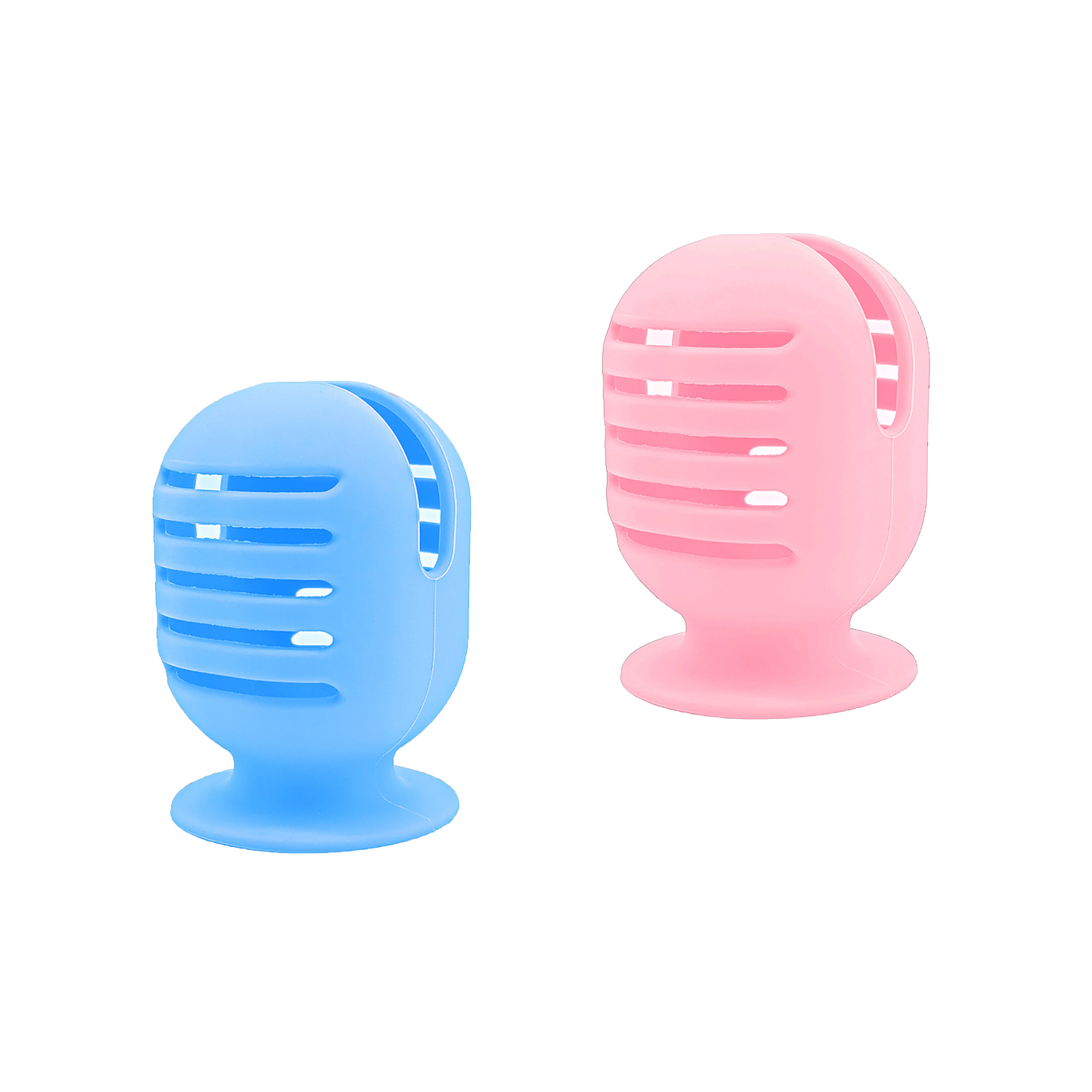 Travel Cosmetics Makeup Beauty Sponge Case Silicone Makeup Sponge Drying Holder With Suction Cup