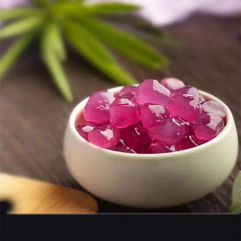 Food additives Instant tasteless Popping Boba  for fruit tea, dessert, milk shake, smoothies