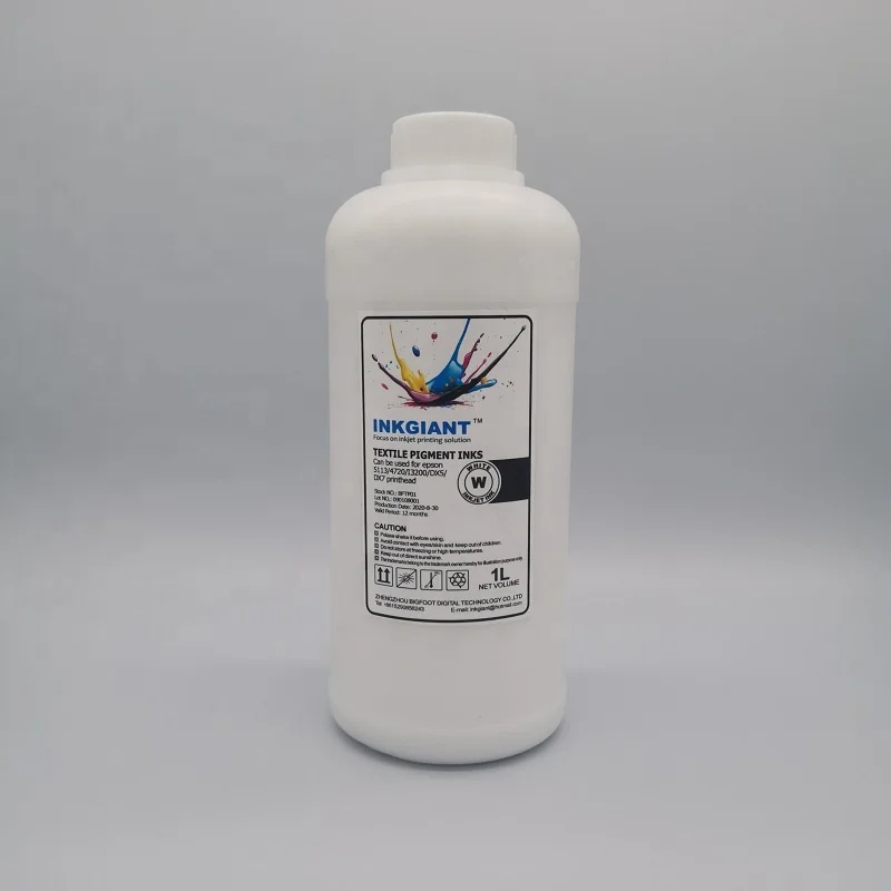 INKGIANT textile pigment ink for film printing heat transfer process on cotton polyester