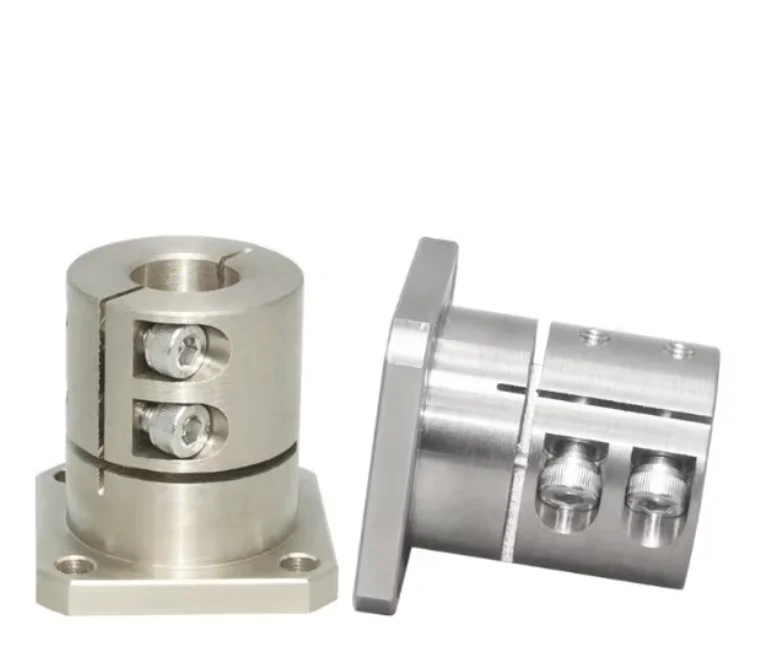 High Hardness and High Precision Guide Shaft Support Square Flange Fixed Bearing Seat Opposite Flange Light Shaft Optical Axis
