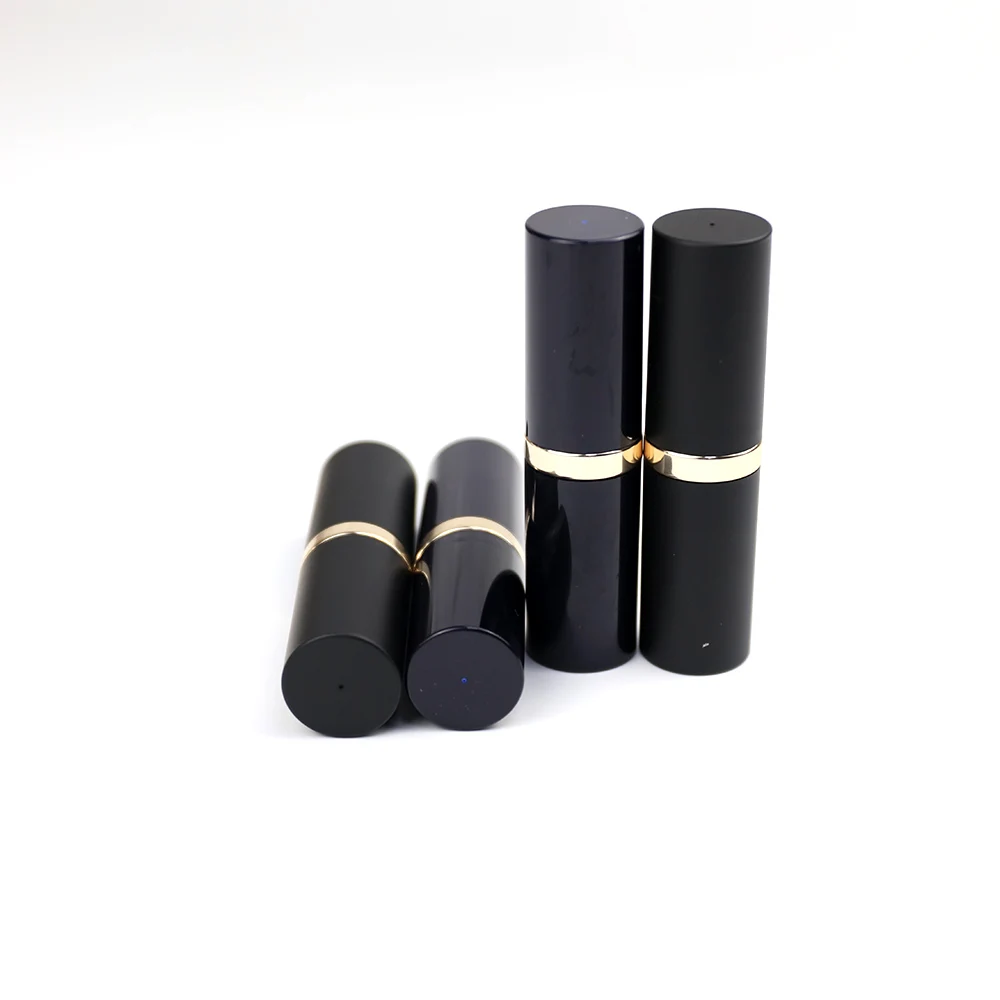 Free Sample Best Seller 3.8g Wholesale  Empty Matte Black Lipsticks Tubes Container Source Manufacturer