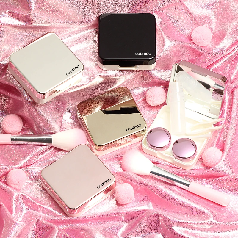 
New design Cleaning for glasses kawaii contact lenses cases box mini with great price 