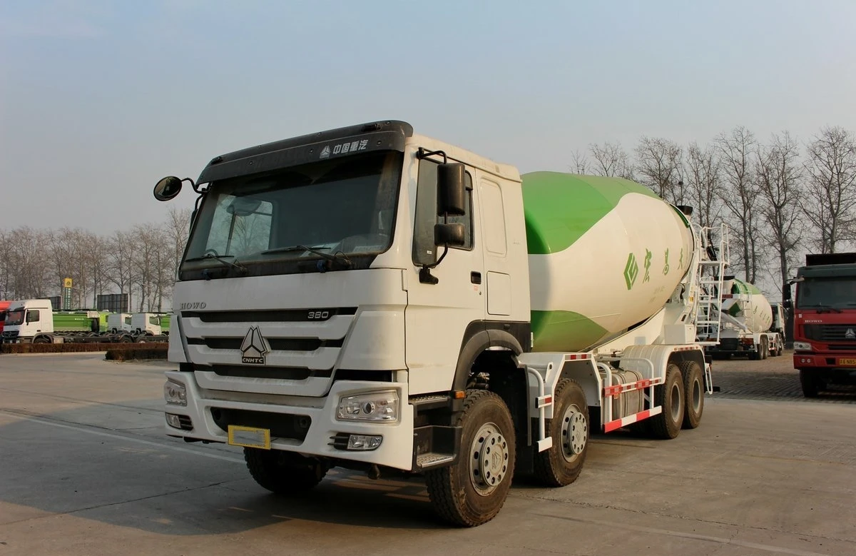 Used and NEW Sino truck HOWO 8x4 concrete truck mixer price transit mobile self loading concrete cement mixer drum truck