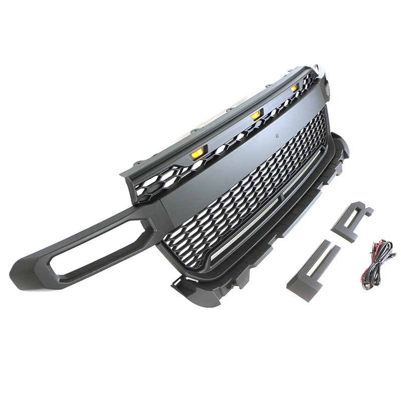 Other Exterior Accessories ABS Black Car Front Grille Fit For Maverick 2022