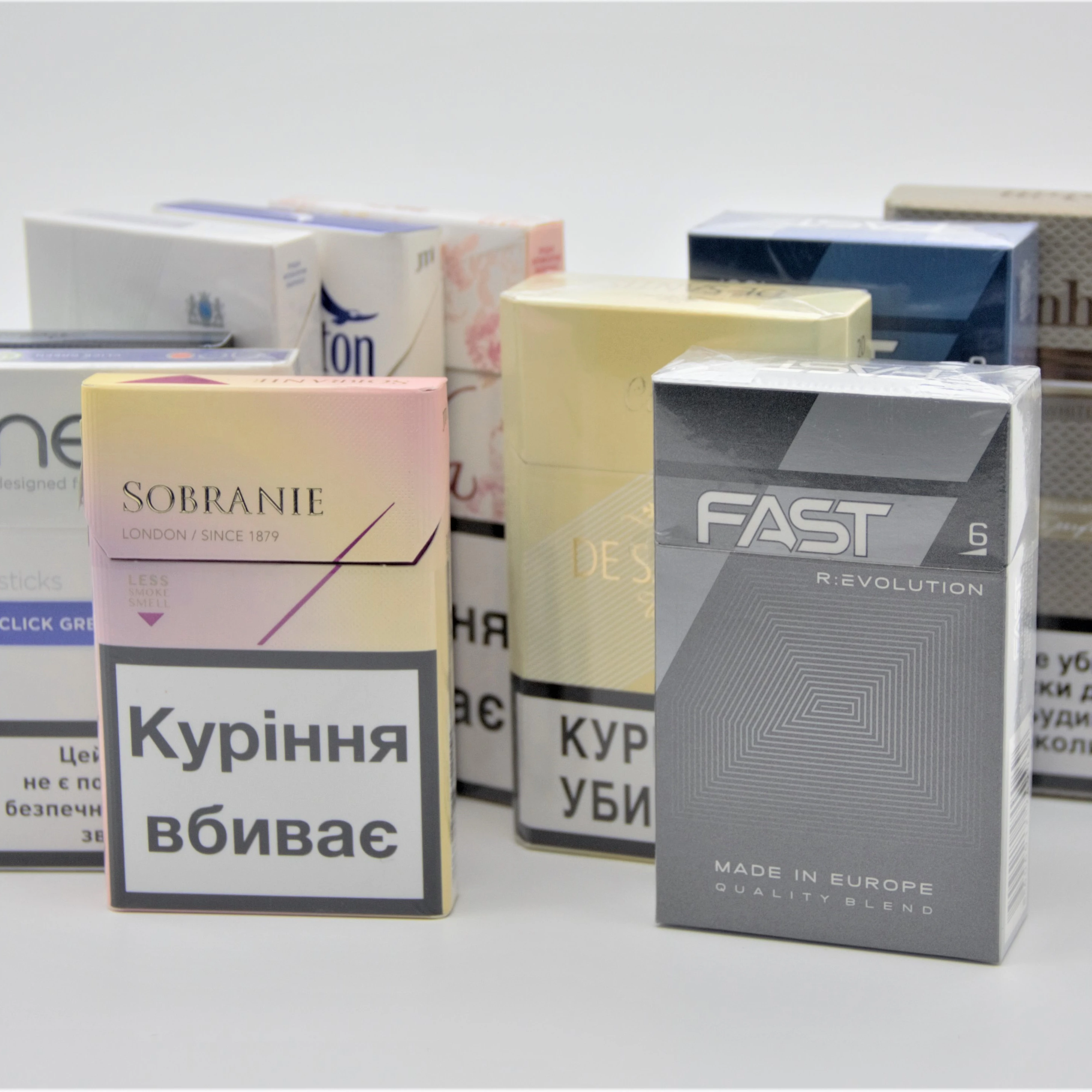 Картонная коробка для сигарет