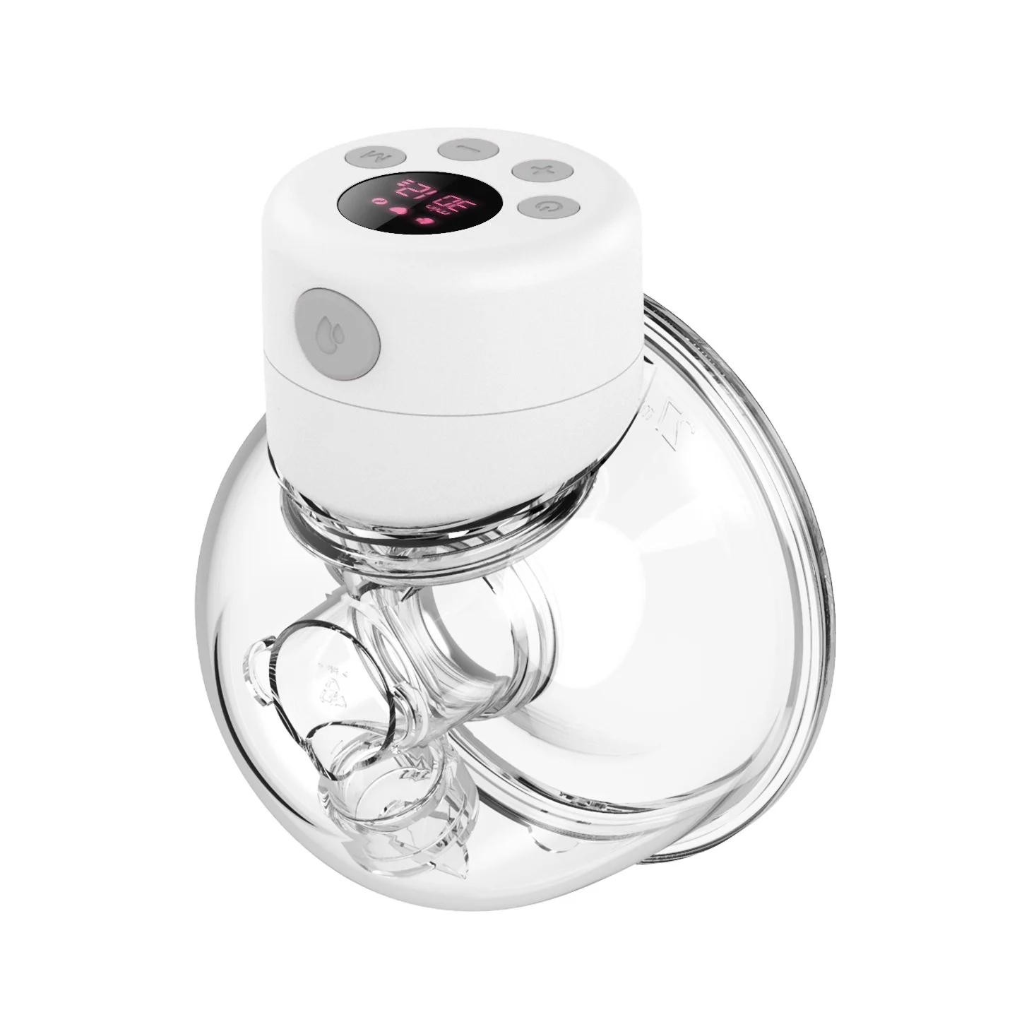 2024 new type wearable hands free breastfeeding pump high suction low noise with all certificates