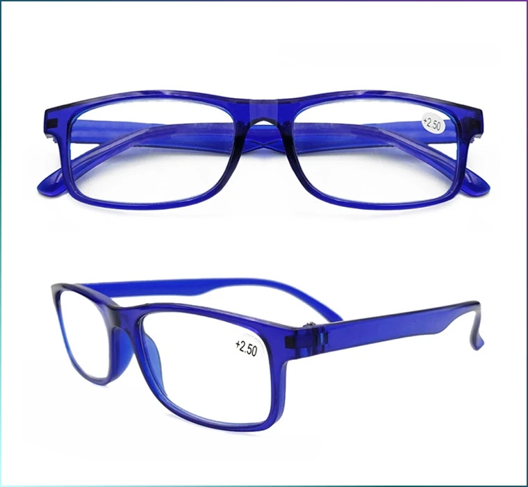 Wholesale price Reading Plastic PC Women Men Fashion Prescription Cheap Reader glasses frames