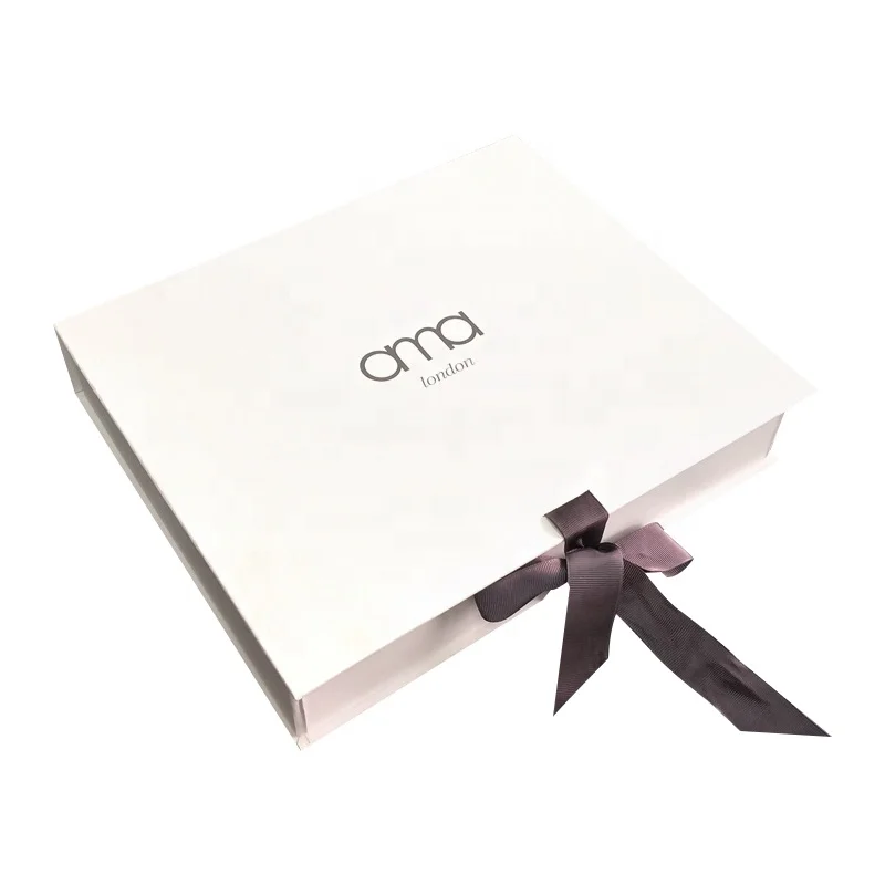 25x12.5x6cm White Linen Paper Women Bikini Box Women Underwear Box