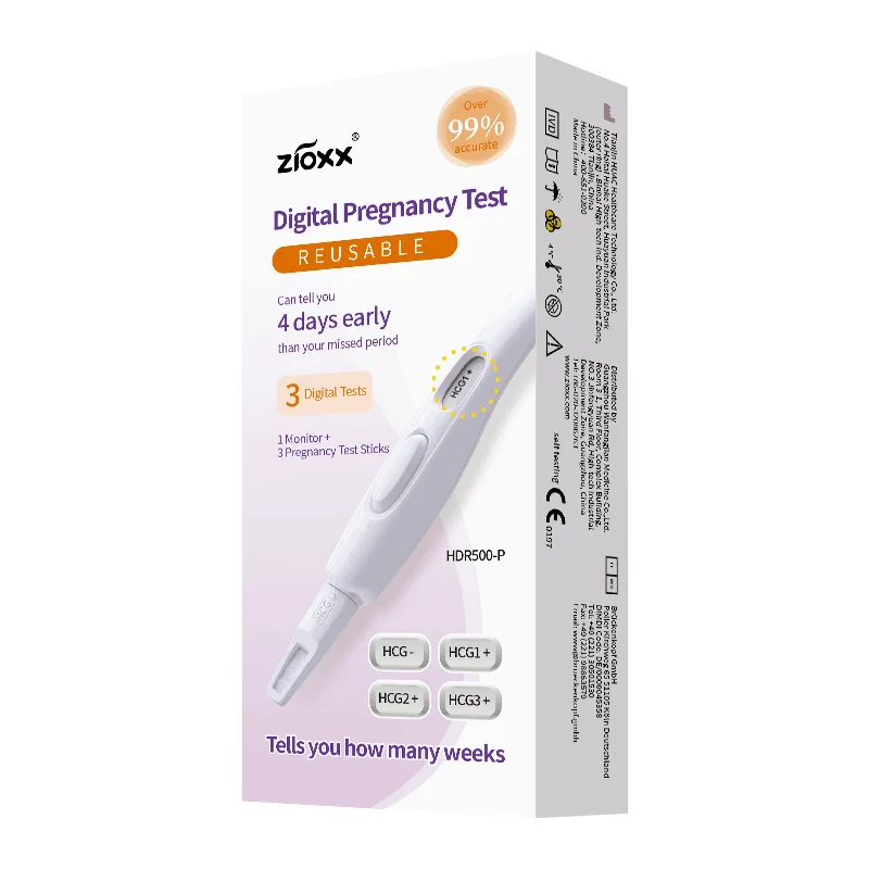 Digital Early Result Pregnancy Ovulation Test Strip Kit with Smart Weeks Indicator 2 HCG for Home Use