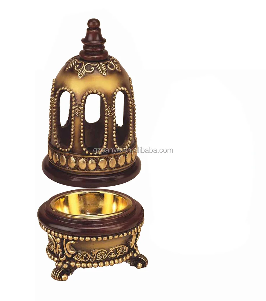 Antique Luxury Classical High Quality Bakhoor Incense burner Wood