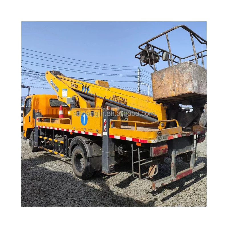 New Condition Diesel Fuel Manual Automatic Vehicle Platform Used 22 Meter Crane Basket High-Altitude Operation Aerial Work Truck