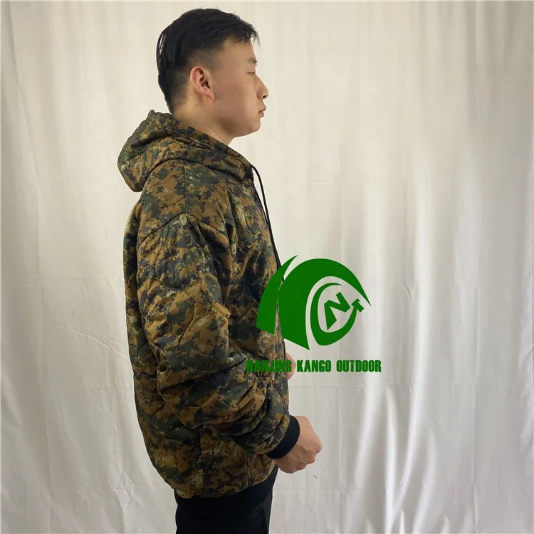 KANGO 100% nylon fabric marpat woobie hoodie woobie jacket and woobie jacket