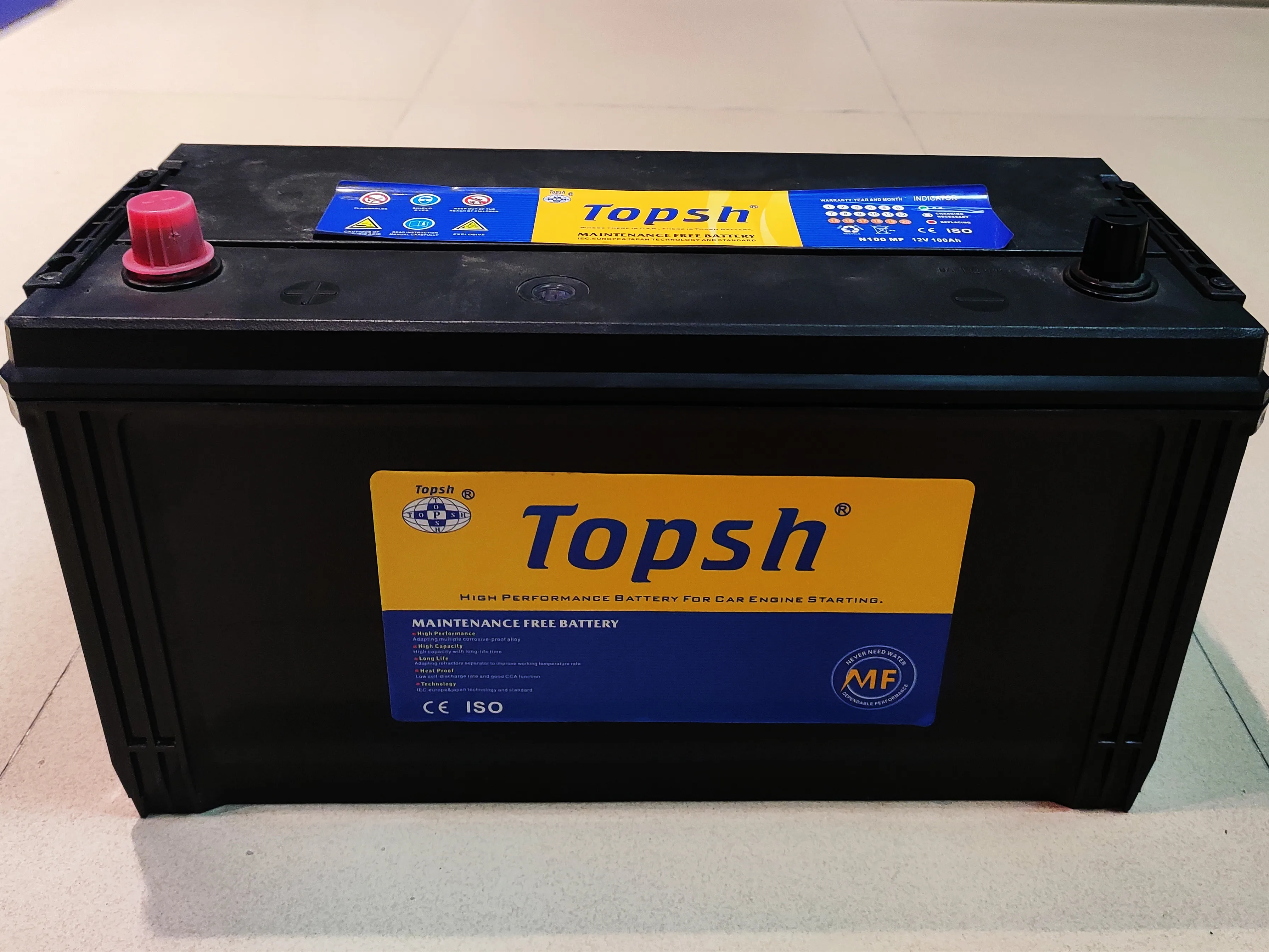 WHOLESALE AFFORDABLE PRICE HIGH POWE  TRUCK BATTERY 95E41MF / N100MF 12V100AH GOOD PERFORMANCE HIGH CCA