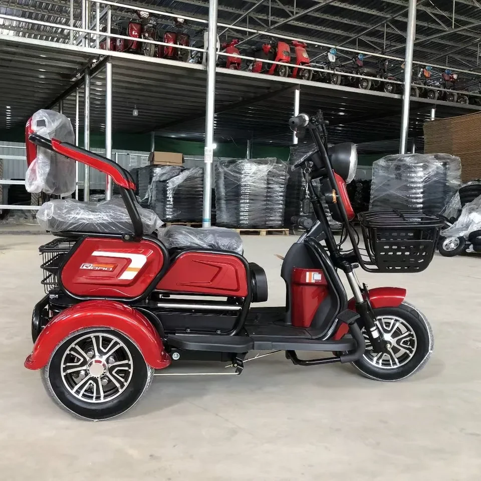 American warehouse DDP fast delivery cheap adult Folding detachable electric tricycle 3-wheeled One shipment