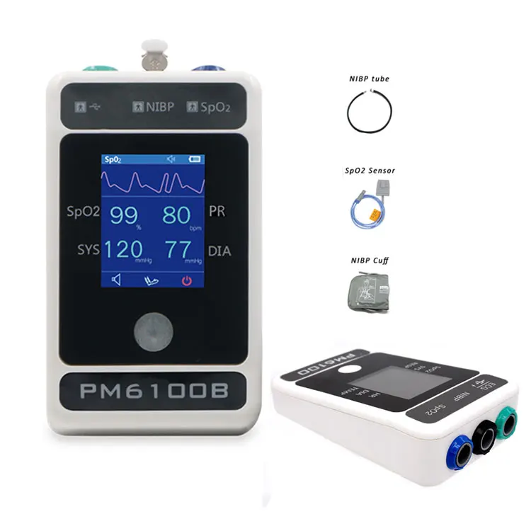 Berry New Vital Signs ECG NIPB SPO2 RESP TEMP NIBP SpO2  Patient Monitor