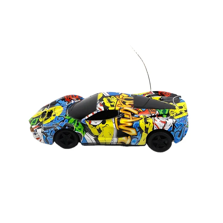 Simulation remote control graffiti model race car toys assorted for kids