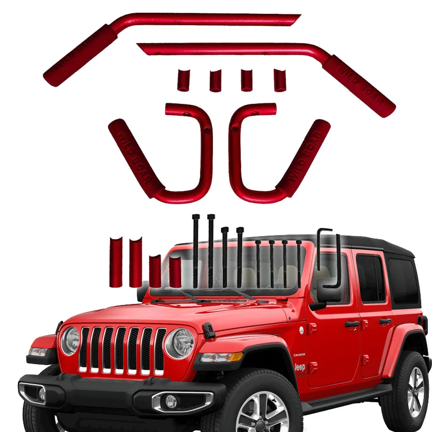 Авто модифицированные детали дикий кабан ручки для jeeps JK 2007-2017 TJ неограниченный Спорт Rubicon Sahara 2 & 4 двери автомобильные аксессуары