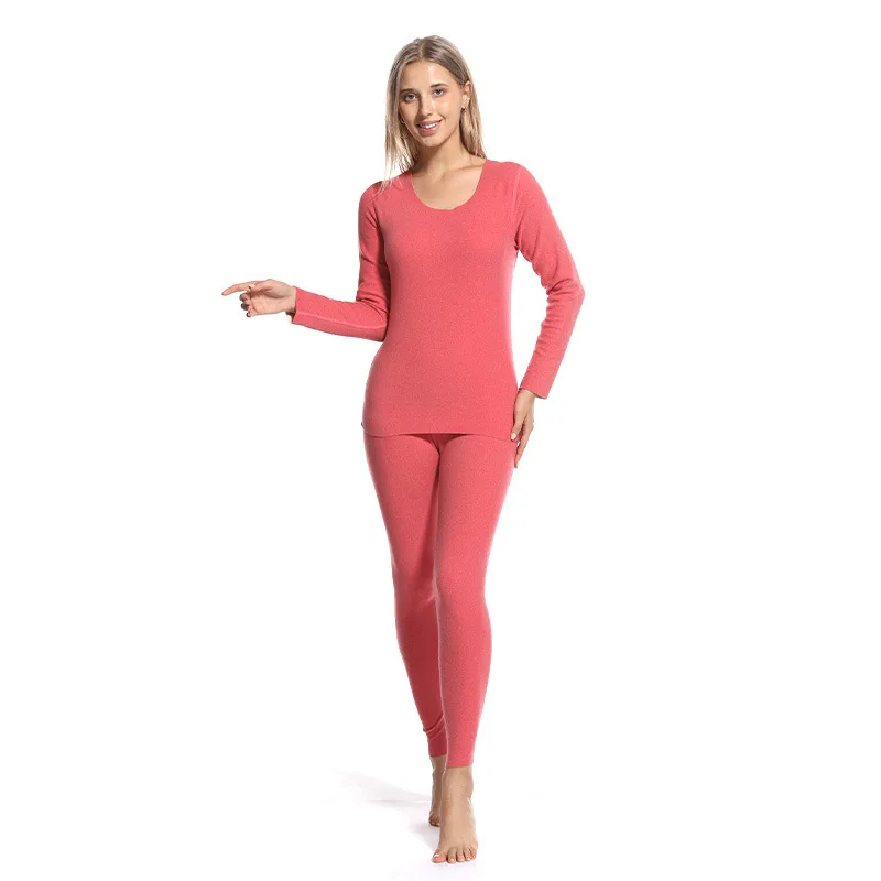 AI-MICH Wholesale Autumn Winter Theated Thermal Underwear Suit Inner Wear Underwear For Women Thermal Underwear Woman