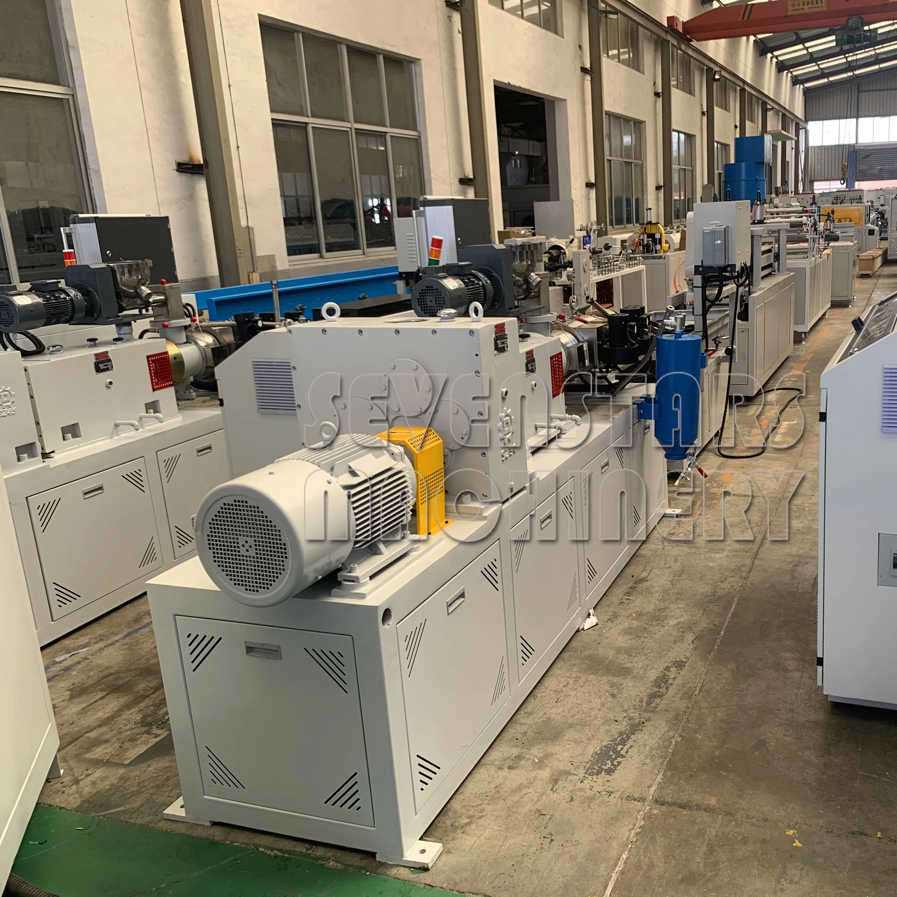 hot sale sevenstars high efficiency double screw extruder PVC pipe making machine