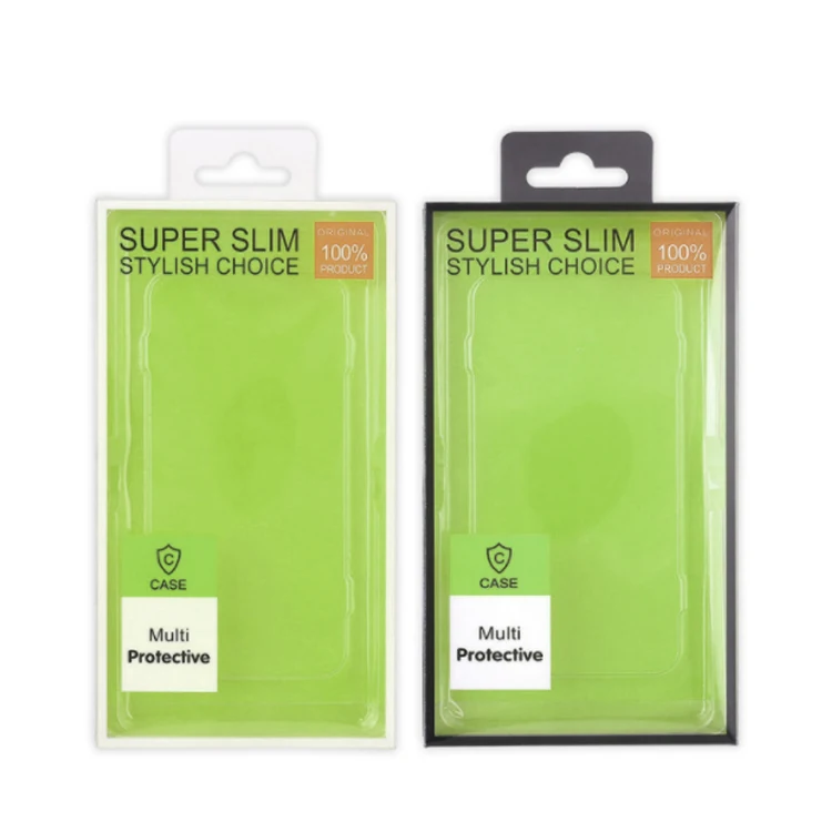 Factory Custom New Design PVC Clear Box Packaging Box for Mobile Phone Case Charger