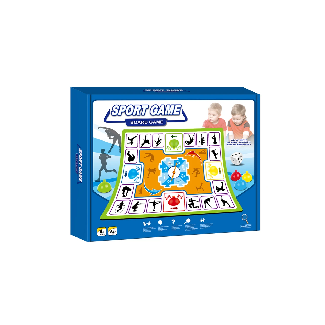 
Factory Wholesale Educational Board Game for Kids Family Sport Game 