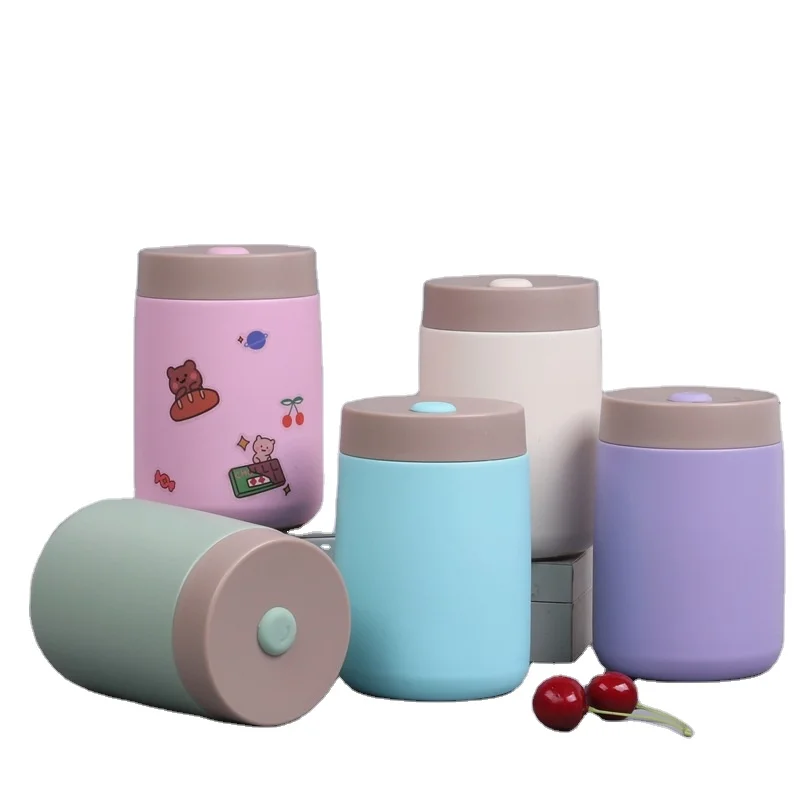 Cute Mugs Stainless Steel Coffee Mug Gifts Office School Travel Cup Customize For Kids Children Water Bottler