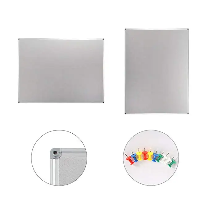 GBB-005 180*90cm aluminum frame felt bulletin boards movable bulletin boards