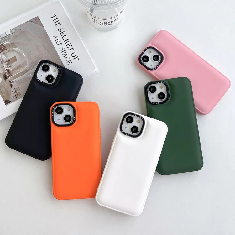 Luxury bulk down jacket soft cotton silicone mobile phone case cover bumper for iphone 14 pro max 13 12 11 para telefono Funda