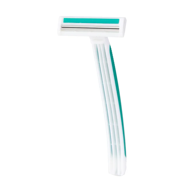 PearlMax wholesale supplies professional salon razor handle lubricating strip twin blade disposable razor for man